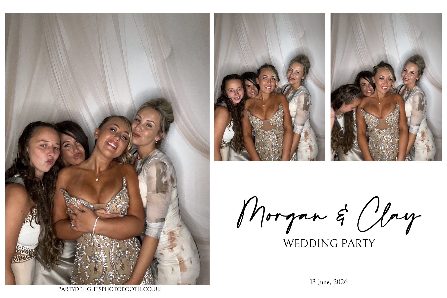Morgan and Clay Wedding Party | View more photos from the event at gallery.partydelightsphotobooth.co.uk/u/PartyDelightsPhotoBooth/Morgan-and-Clay-Wedding-Party
