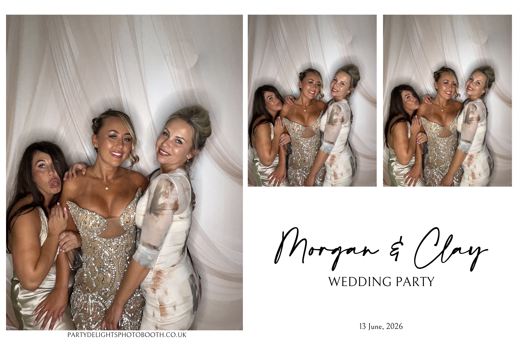 Morgan and Clay Wedding Party | View more photos from the event at gallery.partydelightsphotobooth.co.uk/u/PartyDelightsPhotoBooth/Morgan-and-Clay-Wedding-Party