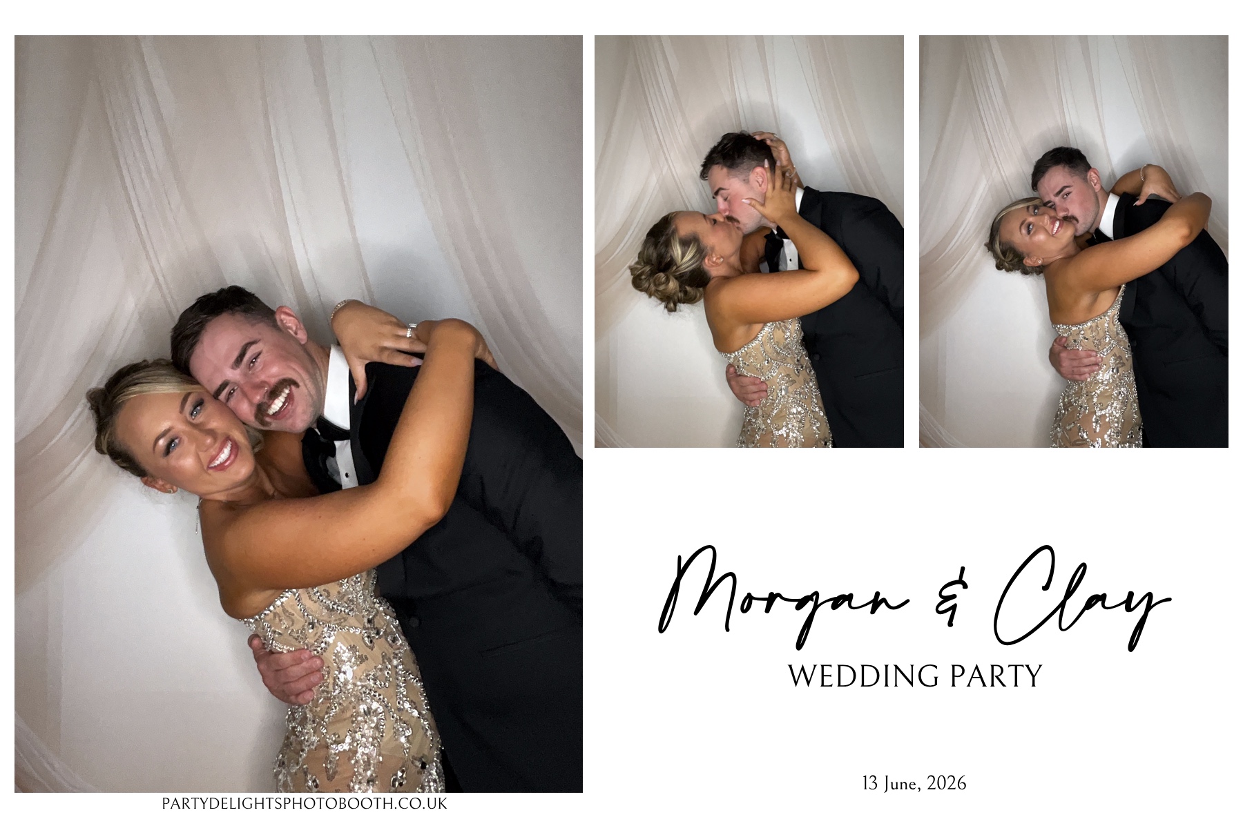 Morgan and Clay Wedding Party | View more photos from the event at gallery.partydelightsphotobooth.co.uk/u/PartyDelightsPhotoBooth/Morgan-and-Clay-Wedding-Party