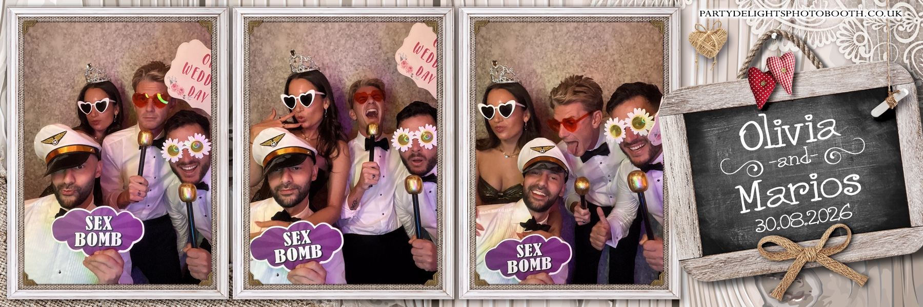 Olivia & Mario's Wedding | View more photos from the event at gallery.partydelightsphotobooth.co.uk/u/PartyDelightsPhotoBooth/Olivia-Marios-Wedding