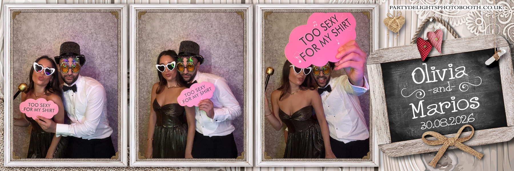 Olivia & Mario's Wedding | View more photos from the event at gallery.partydelightsphotobooth.co.uk/u/PartyDelightsPhotoBooth/Olivia-Marios-Wedding
