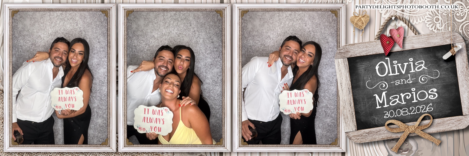 Olivia & Mario's Wedding | View more photos from the event at gallery.partydelightsphotobooth.co.uk/u/PartyDelightsPhotoBooth/Olivia-Marios-Wedding