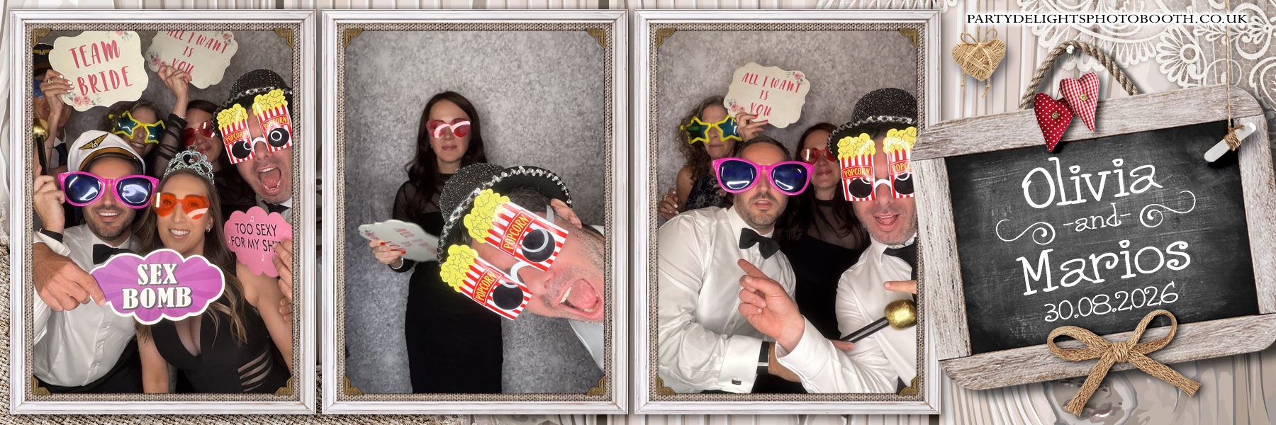Olivia & Mario's Wedding | View more photos from the event at gallery.partydelightsphotobooth.co.uk/u/PartyDelightsPhotoBooth/Olivia-Marios-Wedding