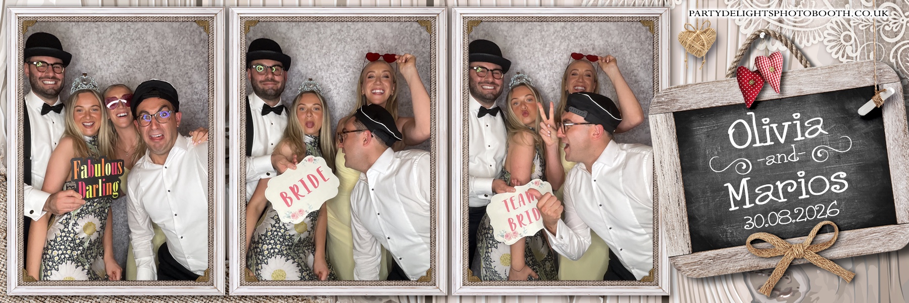 Olivia & Mario's Wedding | View more photos from the event at gallery.partydelightsphotobooth.co.uk/u/PartyDelightsPhotoBooth/Olivia-Marios-Wedding