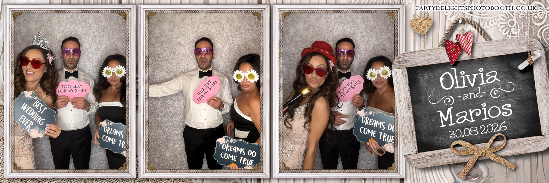 Olivia & Mario's Wedding | View more photos from the event at gallery.partydelightsphotobooth.co.uk/u/PartyDelightsPhotoBooth/Olivia-Marios-Wedding