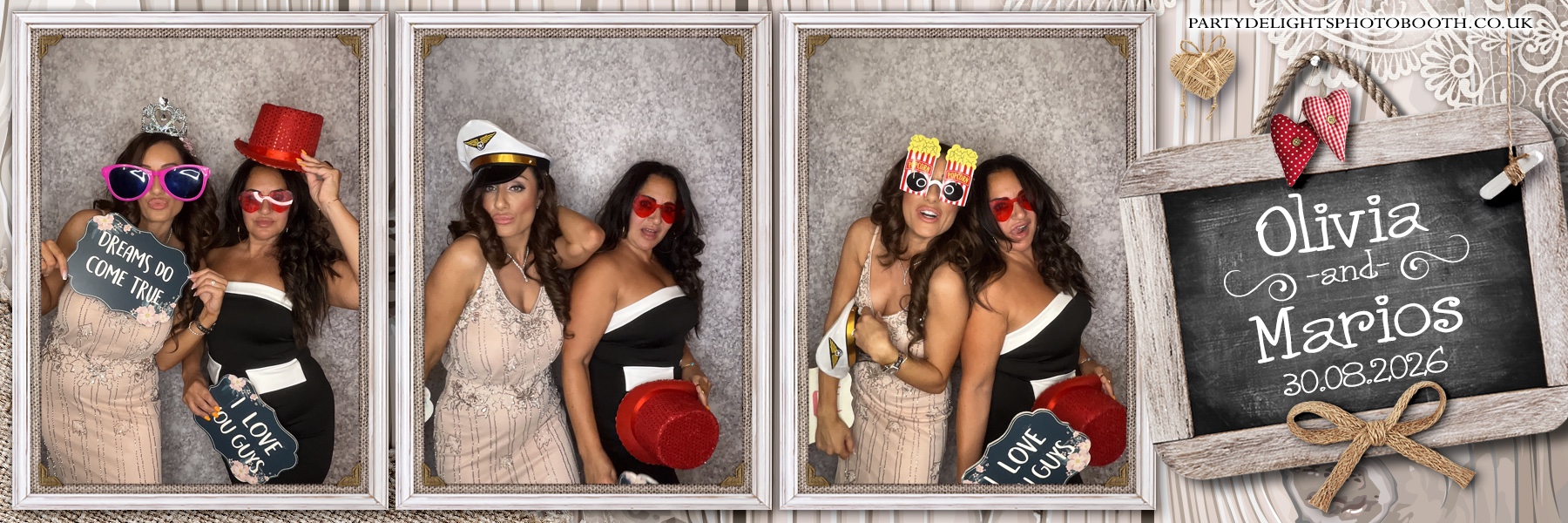 Olivia & Mario's Wedding | View more photos from the event at gallery.partydelightsphotobooth.co.uk/u/PartyDelightsPhotoBooth/Olivia-Marios-Wedding
