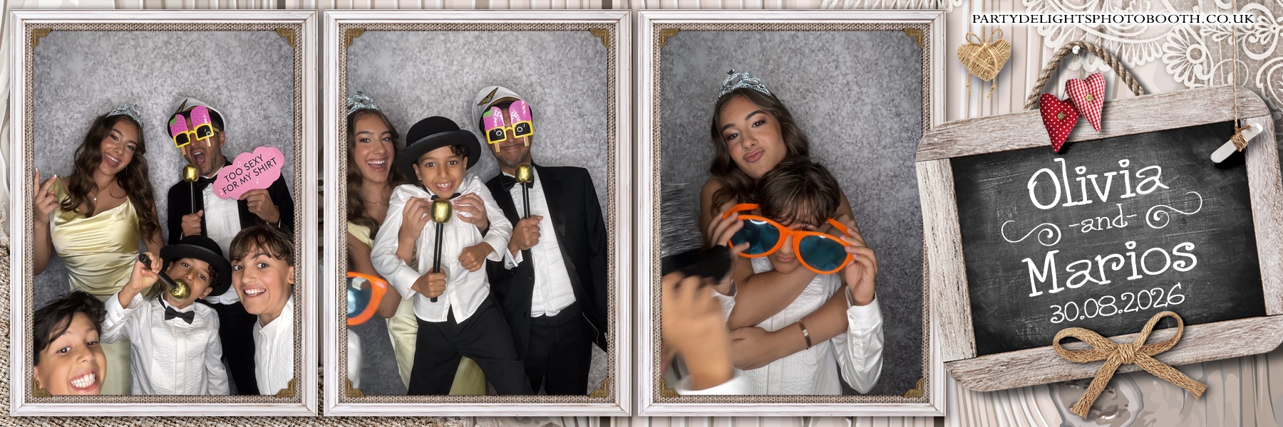 Olivia & Mario's Wedding | View more photos from the event at gallery.partydelightsphotobooth.co.uk/u/PartyDelightsPhotoBooth/Olivia-Marios-Wedding