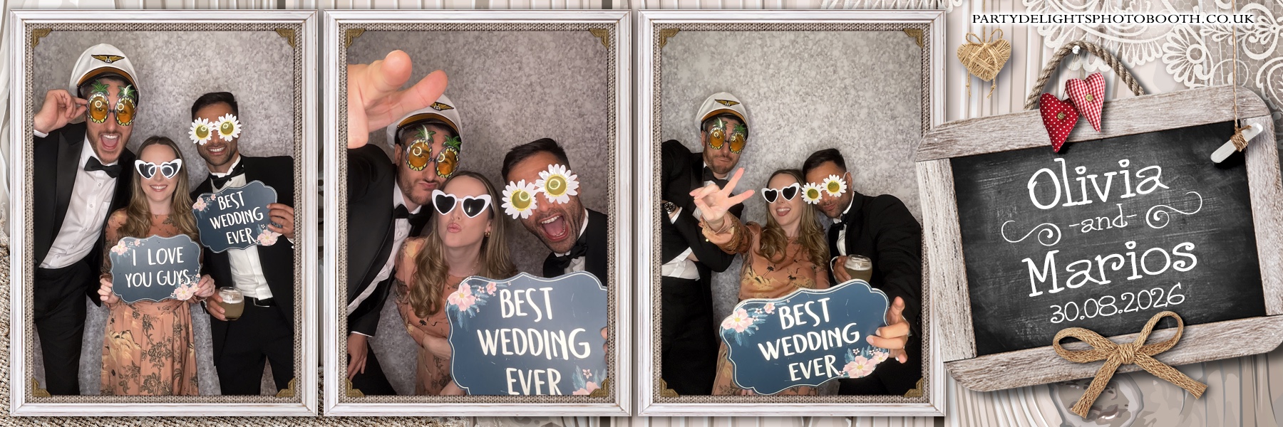 Olivia & Mario's Wedding | View more photos from the event at gallery.partydelightsphotobooth.co.uk/u/PartyDelightsPhotoBooth/Olivia-Marios-Wedding