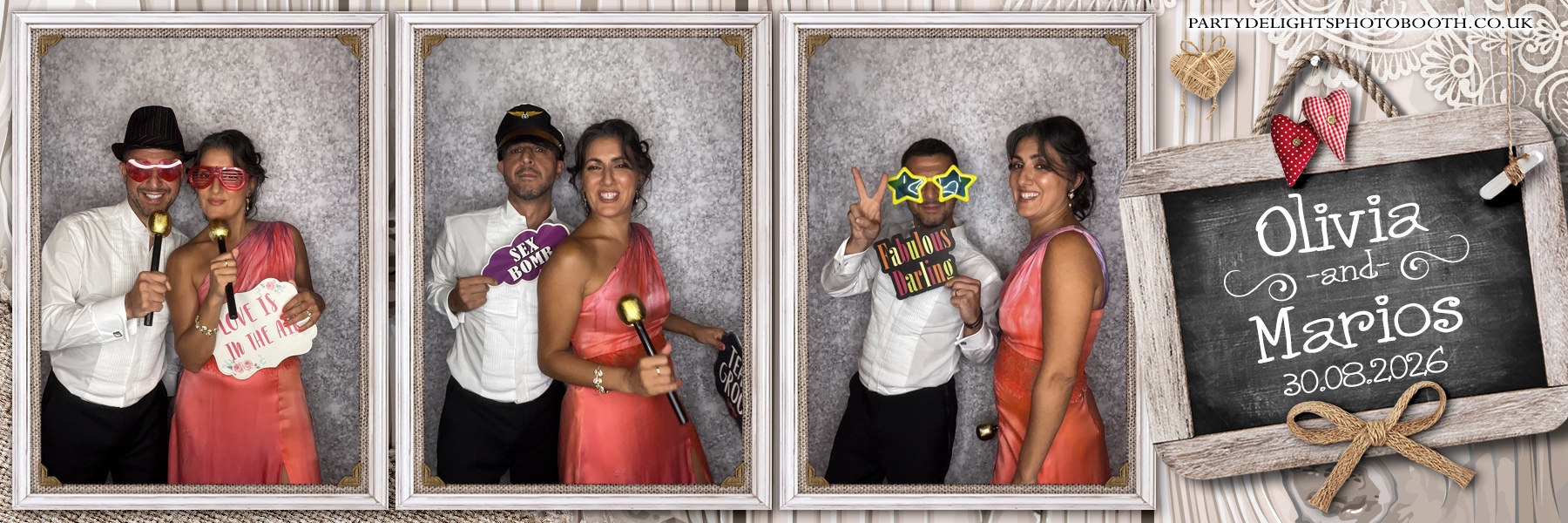 Olivia & Mario's Wedding | View more photos from the event at gallery.partydelightsphotobooth.co.uk/u/PartyDelightsPhotoBooth/Olivia-Marios-Wedding