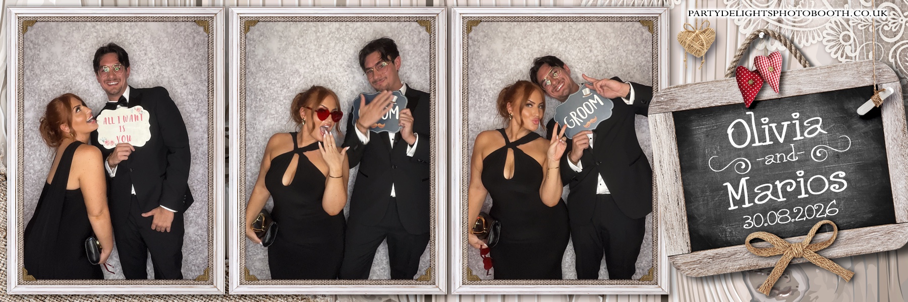 Olivia & Mario's Wedding | View more photos from the event at gallery.partydelightsphotobooth.co.uk/u/PartyDelightsPhotoBooth/Olivia-Marios-Wedding