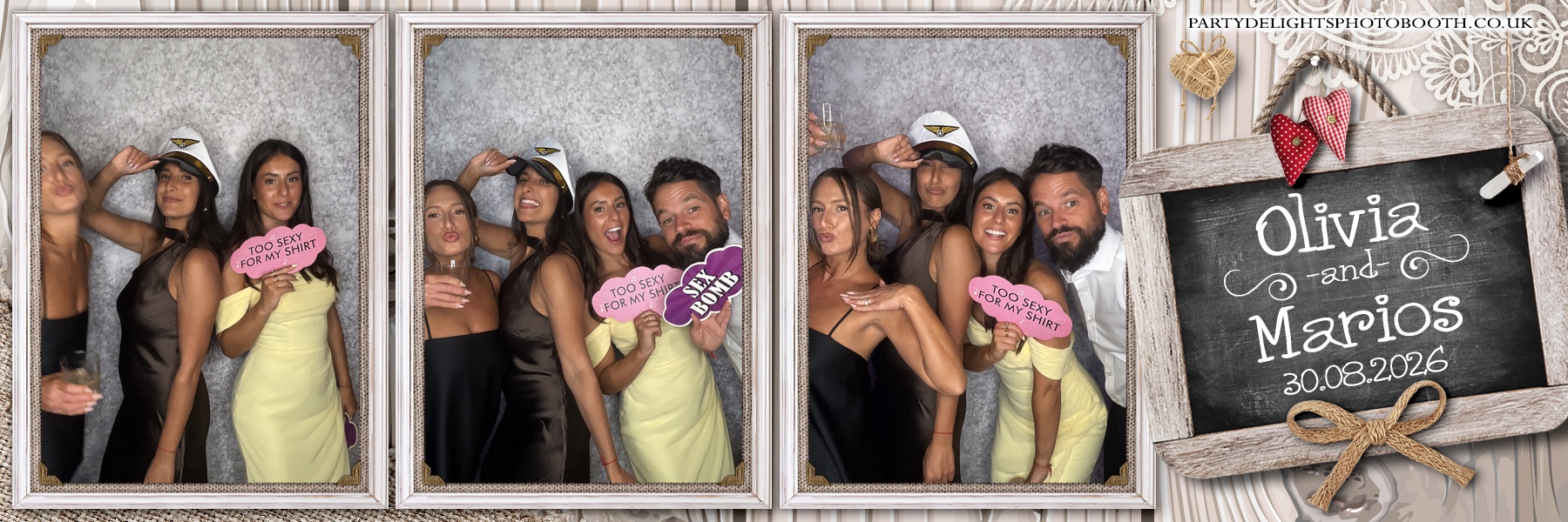 Olivia & Mario's Wedding | View more photos from the event at gallery.partydelightsphotobooth.co.uk/u/PartyDelightsPhotoBooth/Olivia-Marios-Wedding