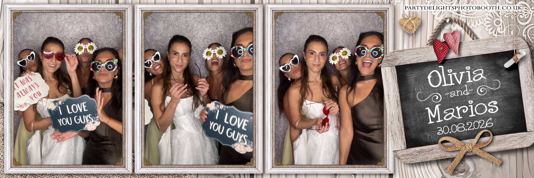 Olivia & Mario's Wedding | View more photos from the event at gallery.partydelightsphotobooth.co.uk/u/PartyDelightsPhotoBooth/Olivia-Marios-Wedding