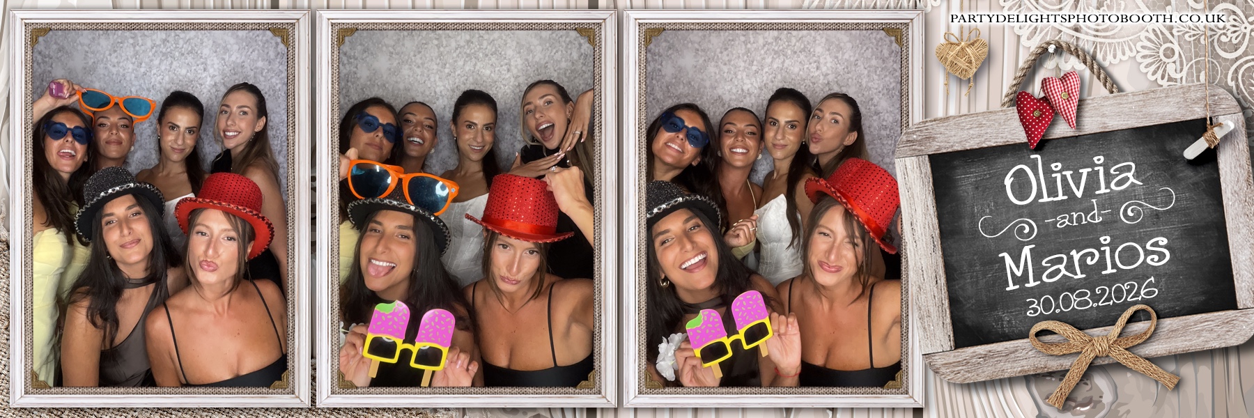 Olivia & Mario's Wedding | View more photos from the event at gallery.partydelightsphotobooth.co.uk/u/PartyDelightsPhotoBooth/Olivia-Marios-Wedding