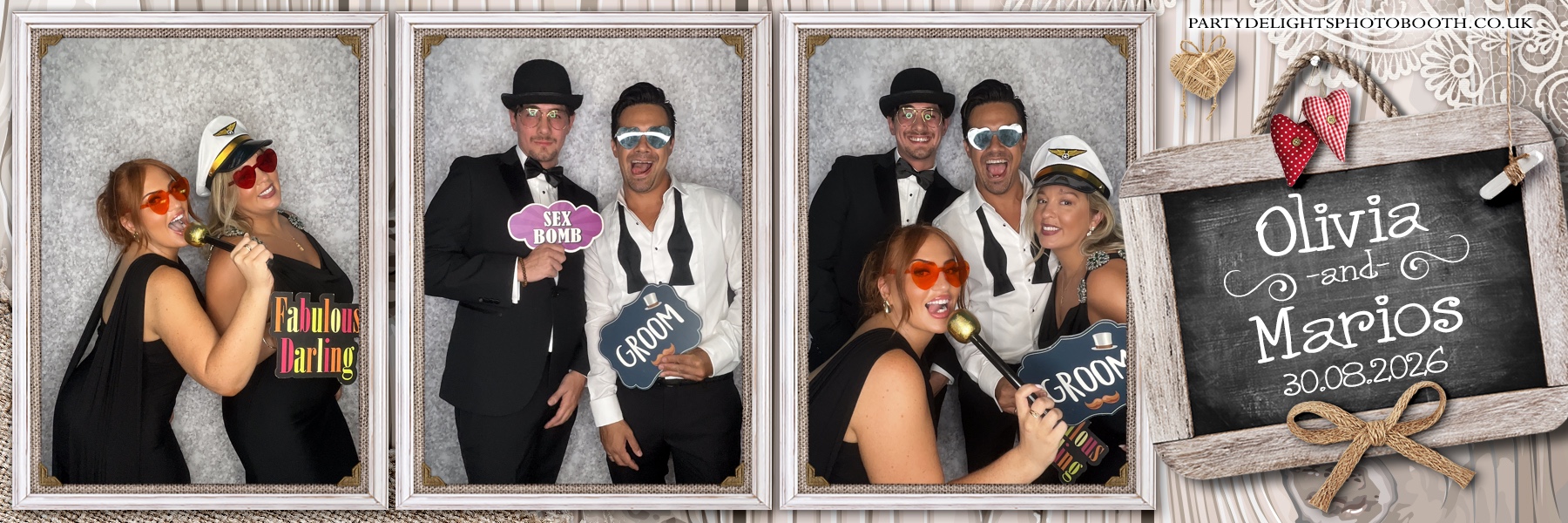 Olivia & Mario's Wedding | View more photos from the event at gallery.partydelightsphotobooth.co.uk/u/PartyDelightsPhotoBooth/Olivia-Marios-Wedding