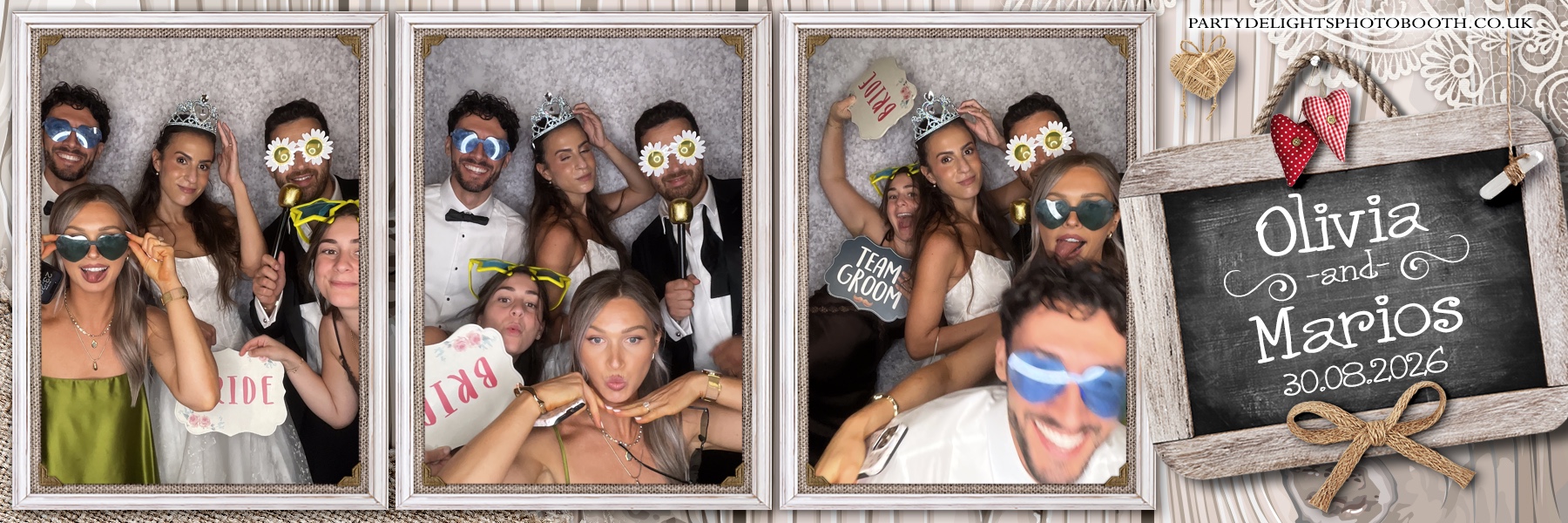 Olivia & Mario's Wedding | View more photos from the event at gallery.partydelightsphotobooth.co.uk/u/PartyDelightsPhotoBooth/Olivia-Marios-Wedding