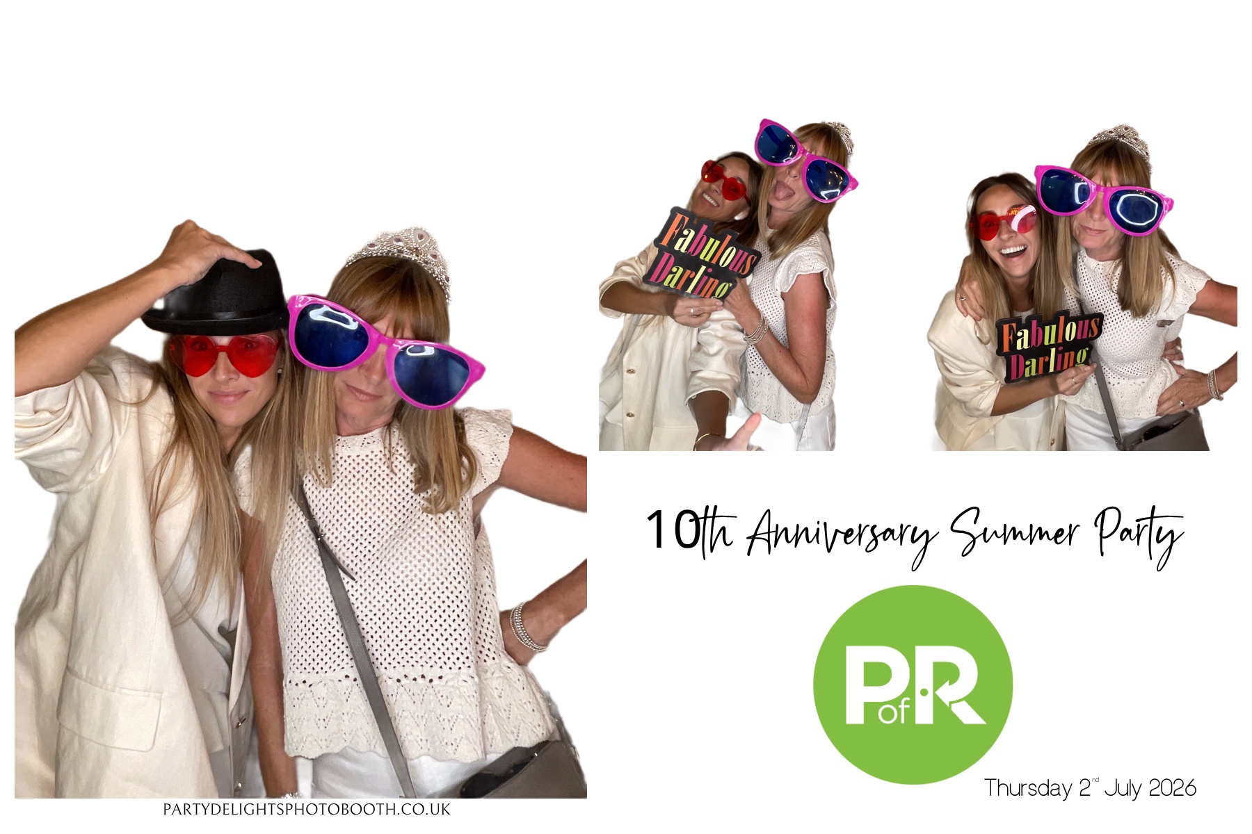 POR 10 year Anniversary Summer Party | View more photos from the event at gallery.partydelightsphotobooth.co.uk/u/PartyDelightsPhotoBooth/POR-10-year-Anniversary-Summer-Party