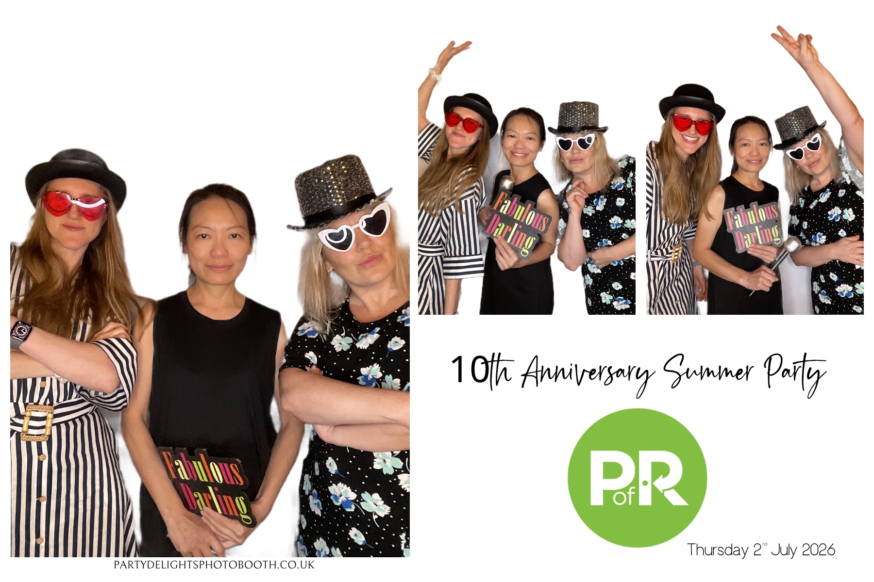 POR 10 year Anniversary Summer Party | View more photos from the event at gallery.partydelightsphotobooth.co.uk/u/PartyDelightsPhotoBooth/POR-10-year-Anniversary-Summer-Party