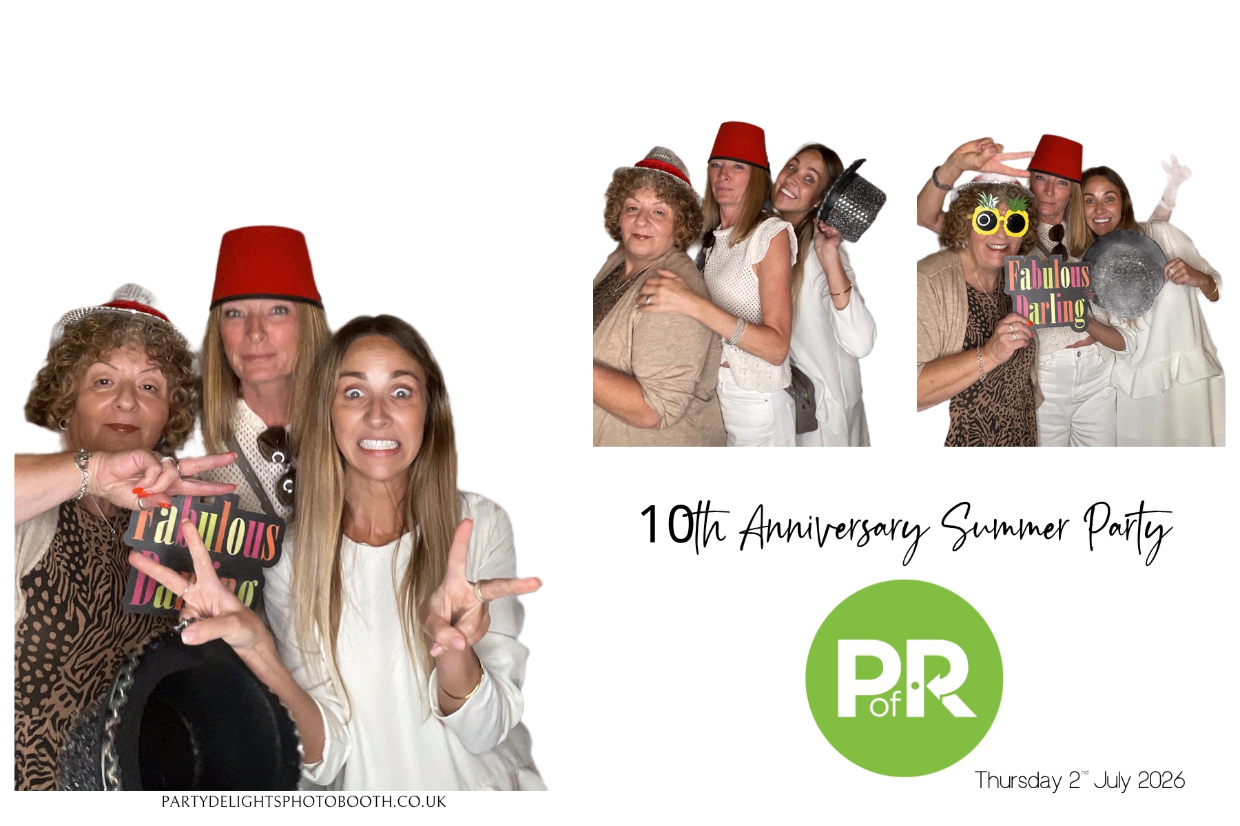POR 10 year Anniversary Summer Party | View more photos from the event at gallery.partydelightsphotobooth.co.uk/u/PartyDelightsPhotoBooth/POR-10-year-Anniversary-Summer-Party
