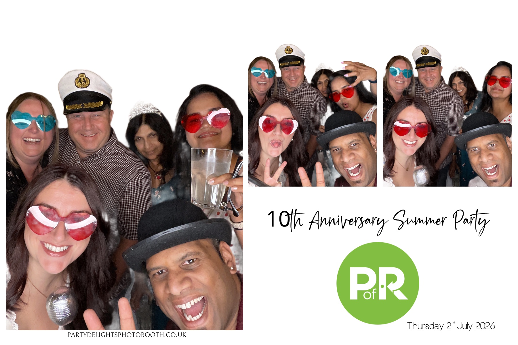 POR 10 year Anniversary Summer Party | View more photos from the event at gallery.partydelightsphotobooth.co.uk/u/PartyDelightsPhotoBooth/POR-10-year-Anniversary-Summer-Party