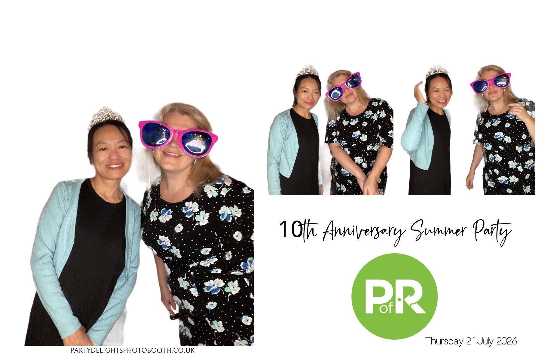POR 10 year Anniversary Summer Party | View more photos from the event at gallery.partydelightsphotobooth.co.uk/u/PartyDelightsPhotoBooth/POR-10-year-Anniversary-Summer-Party