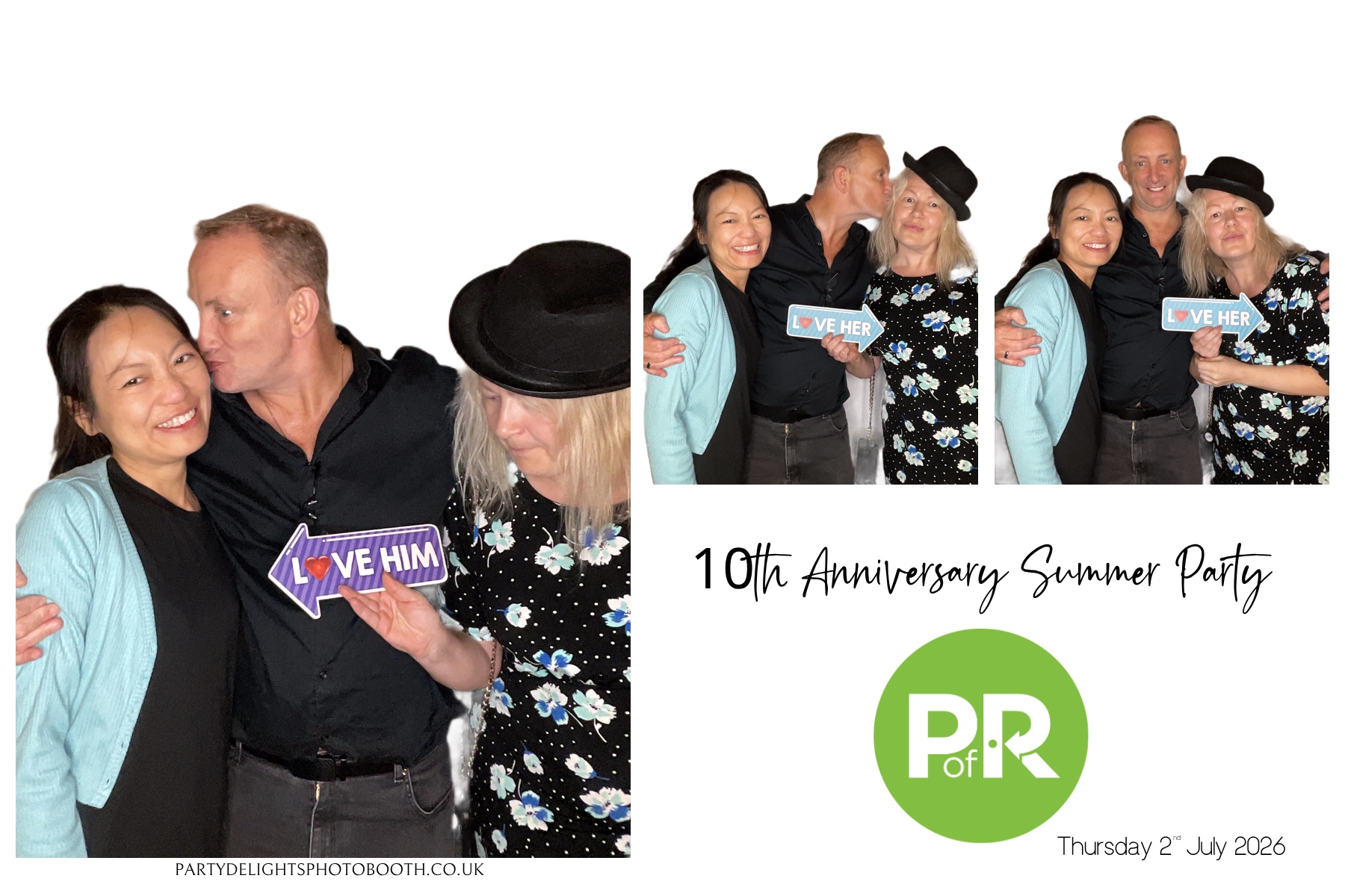 POR 10 year Anniversary Summer Party | View more photos from the event at gallery.partydelightsphotobooth.co.uk/u/PartyDelightsPhotoBooth/POR-10-year-Anniversary-Summer-Party