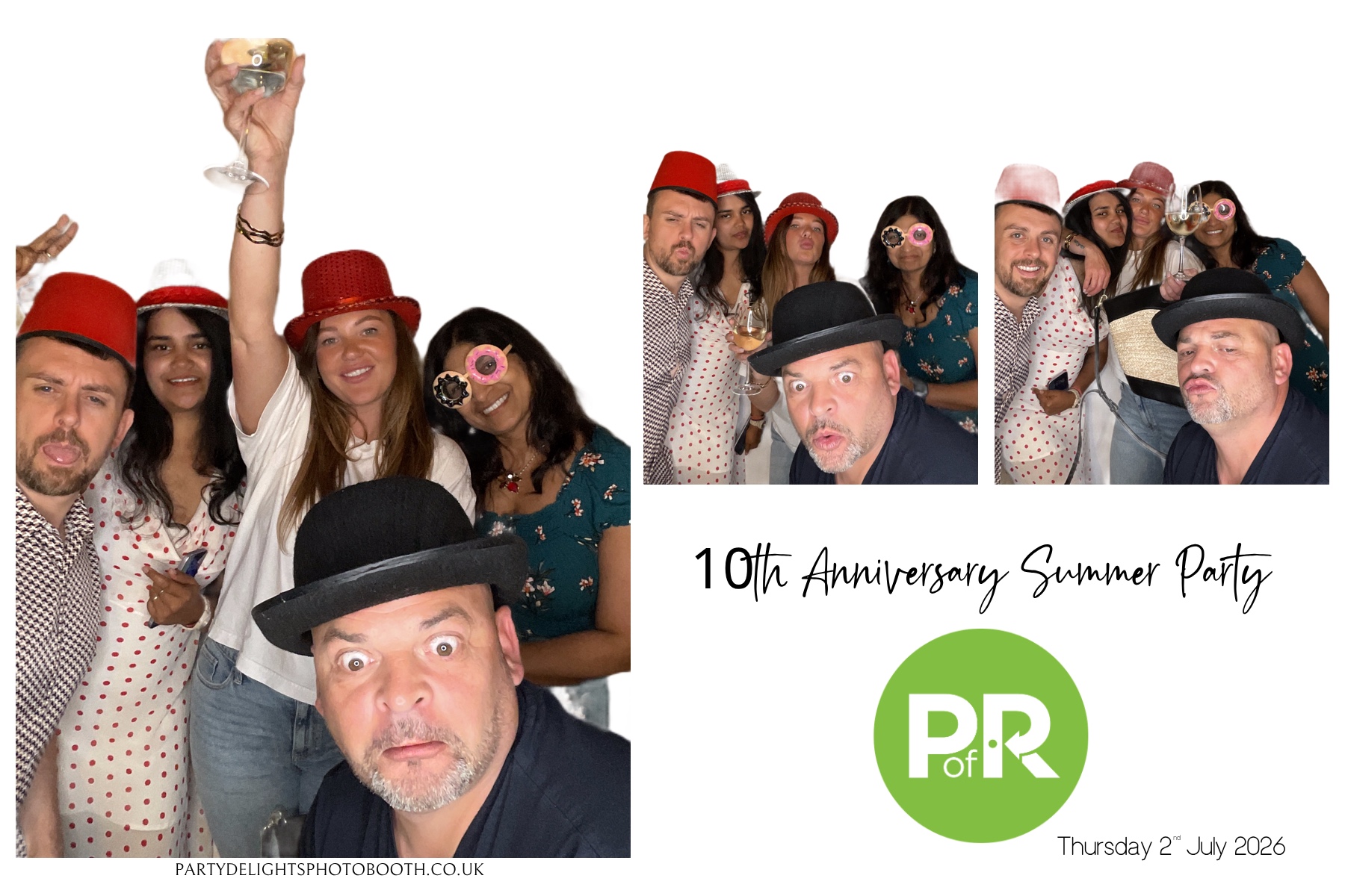 POR 10 year Anniversary Summer Party | View more photos from the event at gallery.partydelightsphotobooth.co.uk/u/PartyDelightsPhotoBooth/POR-10-year-Anniversary-Summer-Party