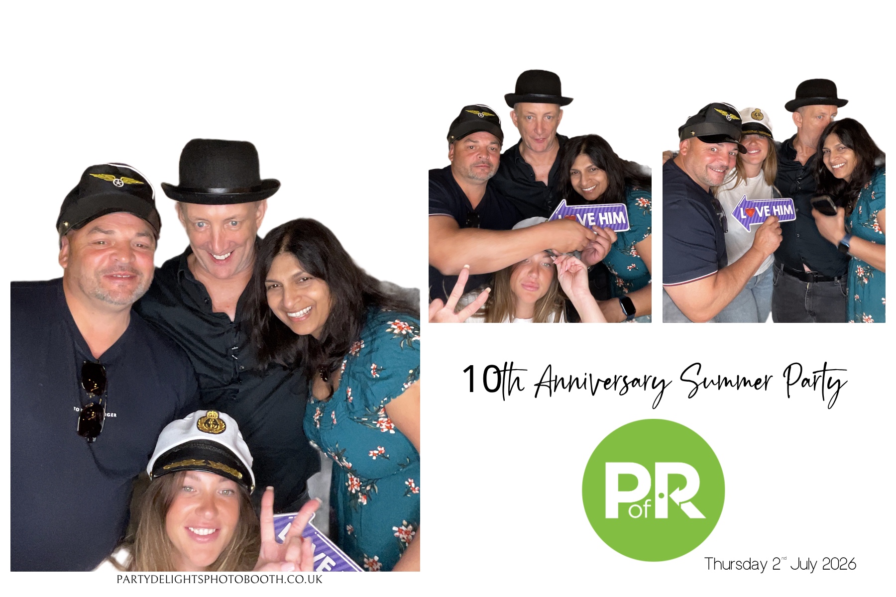 POR 10 year Anniversary Summer Party | View more photos from the event at gallery.partydelightsphotobooth.co.uk/u/PartyDelightsPhotoBooth/POR-10-year-Anniversary-Summer-Party