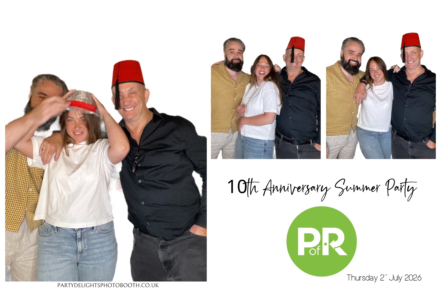 POR 10 year Anniversary Summer Party | View more photos from the event at gallery.partydelightsphotobooth.co.uk/u/PartyDelightsPhotoBooth/POR-10-year-Anniversary-Summer-Party