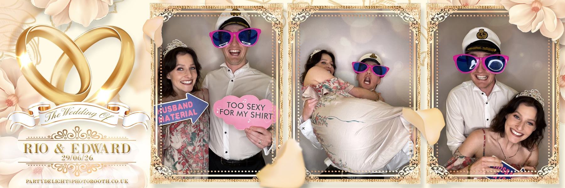 Rio & Edwards Wedding Day | View more photos from the event at gallery.partydelightsphotobooth.co.uk/u/PartyDelightsPhotoBooth/Rio-Edwards-Wedding-Day