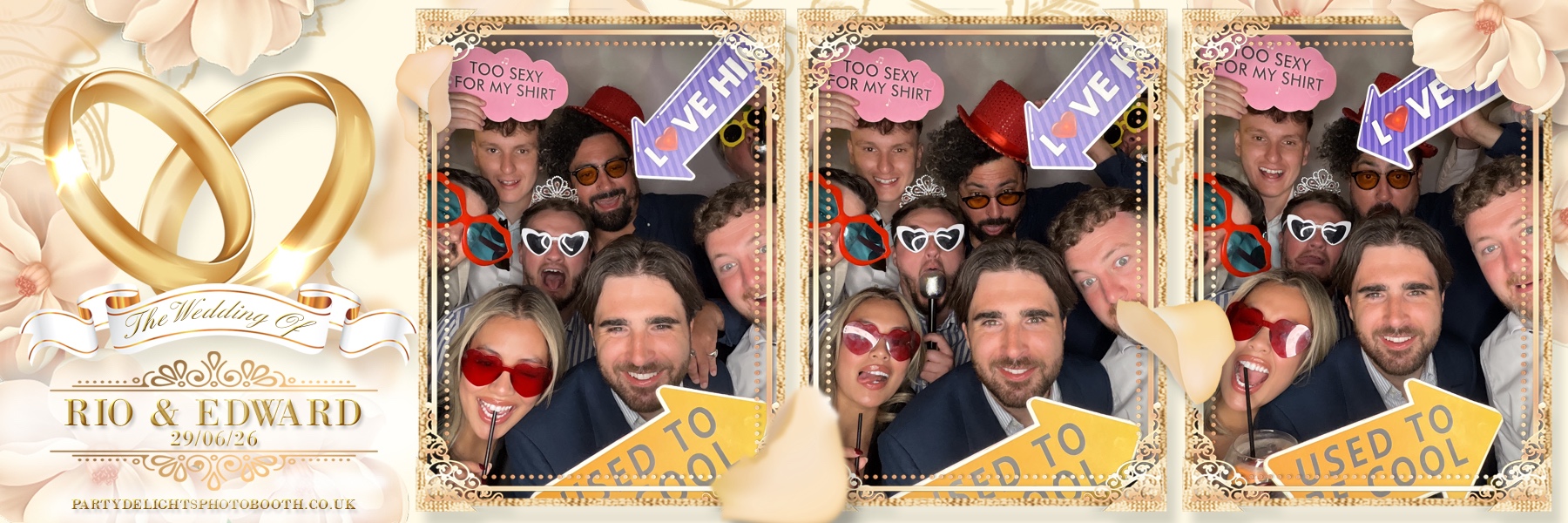 Rio & Edwards Wedding Day | View more photos from the event at gallery.partydelightsphotobooth.co.uk/u/PartyDelightsPhotoBooth/Rio-Edwards-Wedding-Day