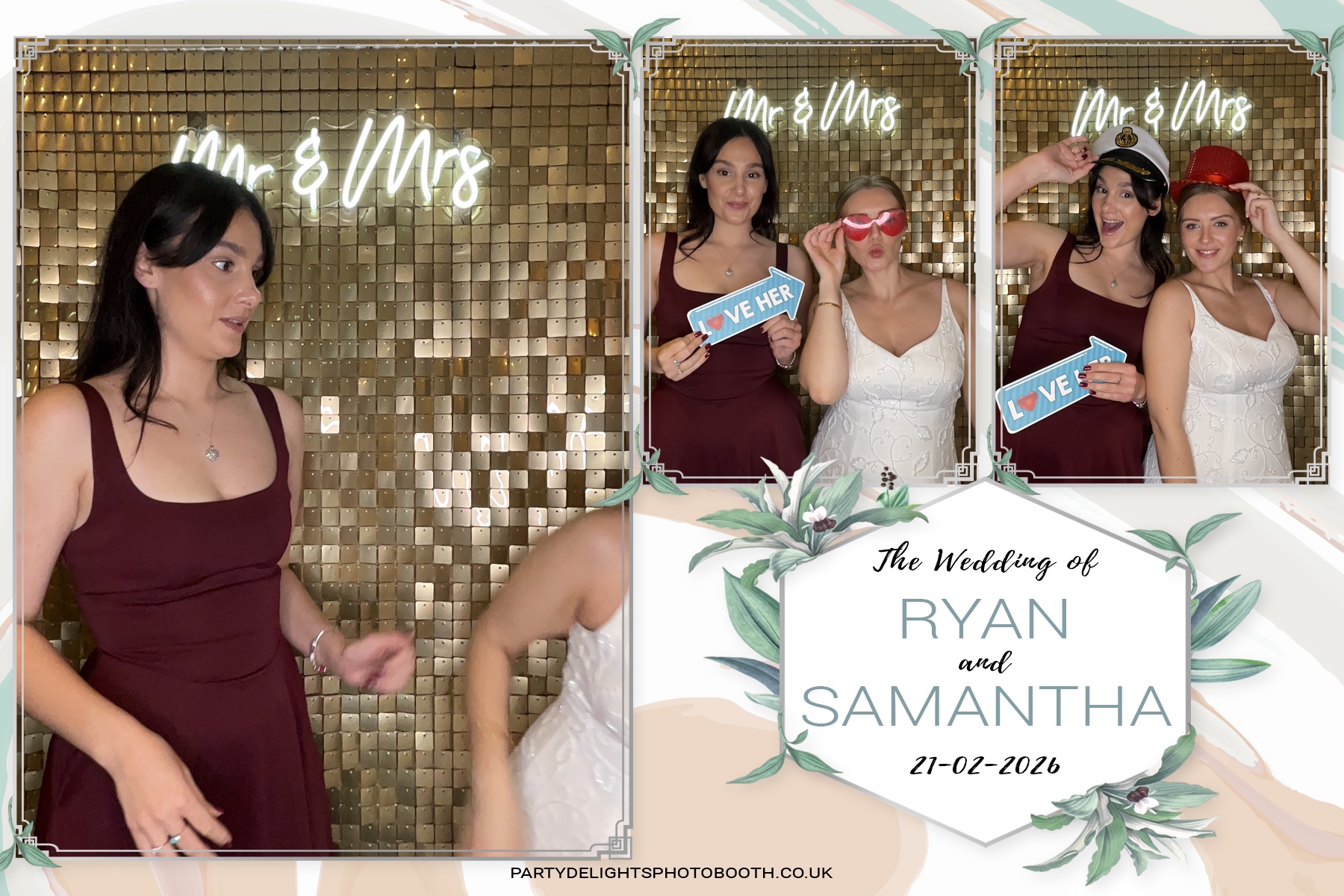 Samantha & Ryan Powar | View more photos from the event at gallery.partydelightsphotobooth.co.uk/u/PartyDelightsPhotoBooth/Samantha-Ryan-Powar