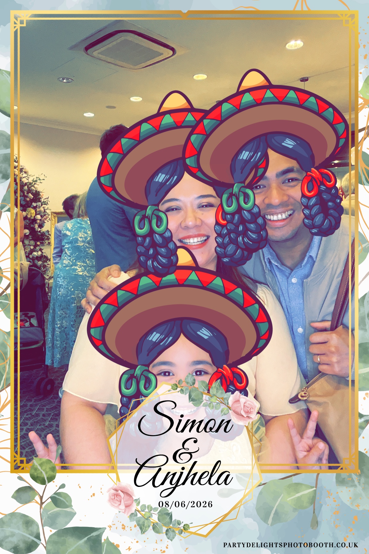 Simon and Anjhela’s Wedding | View more photos from the event at gallery.partydelightsphotobooth.co.uk/u/PartyDelightsPhotoBooth/Simon-and-Anjhela’s-Wedding