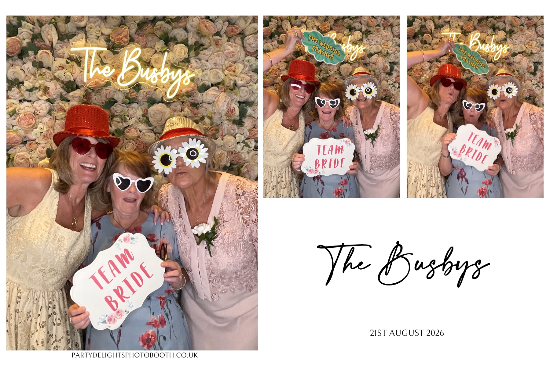 The Busbys | View more photos from the event at gallery.partydelightsphotobooth.co.uk/u/PartyDelightsPhotoBooth/The-Busbys