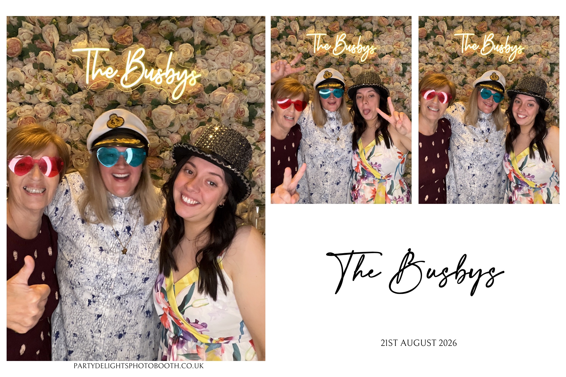 The Busbys | View more photos from the event at gallery.partydelightsphotobooth.co.uk/u/PartyDelightsPhotoBooth/The-Busbys
