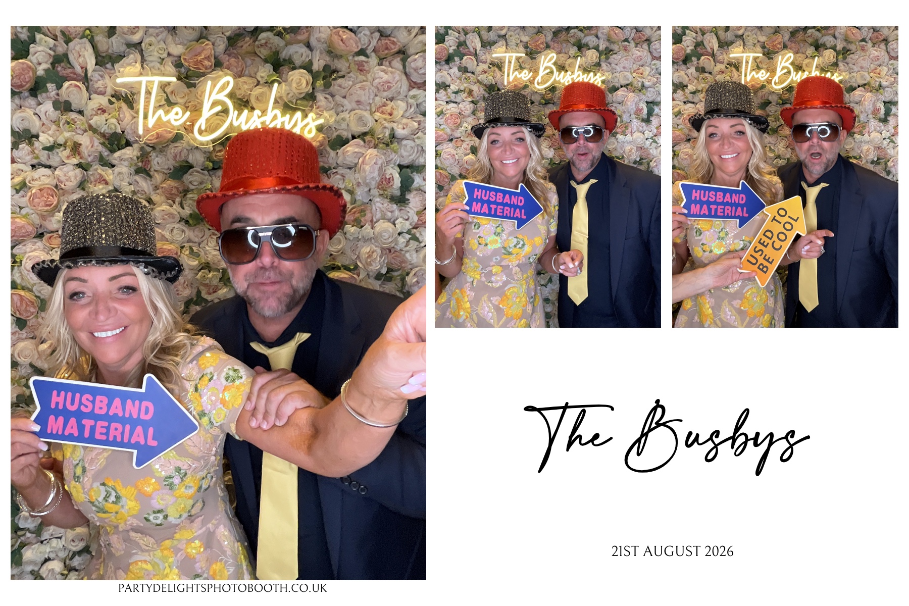 The Busbys | View more photos from the event at gallery.partydelightsphotobooth.co.uk/u/PartyDelightsPhotoBooth/The-Busbys