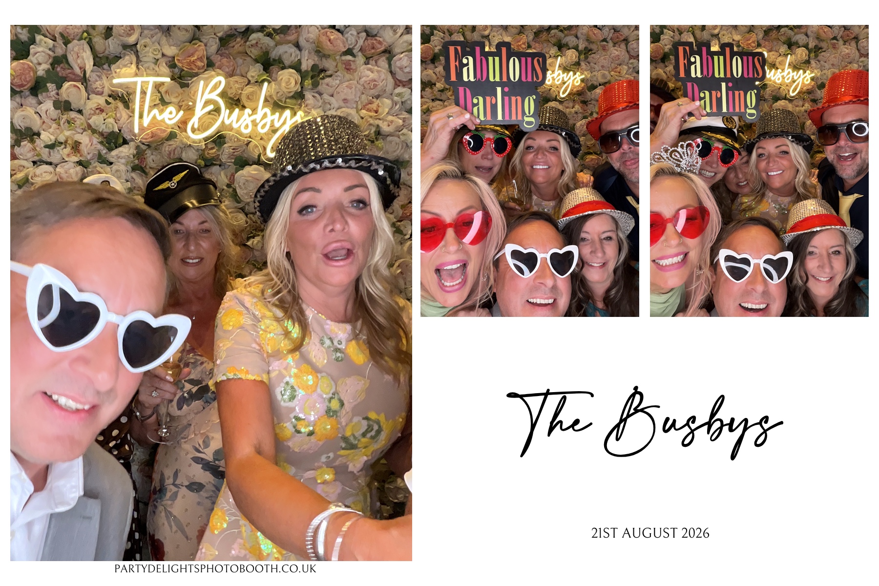The Busbys | View more photos from the event at gallery.partydelightsphotobooth.co.uk/u/PartyDelightsPhotoBooth/The-Busbys