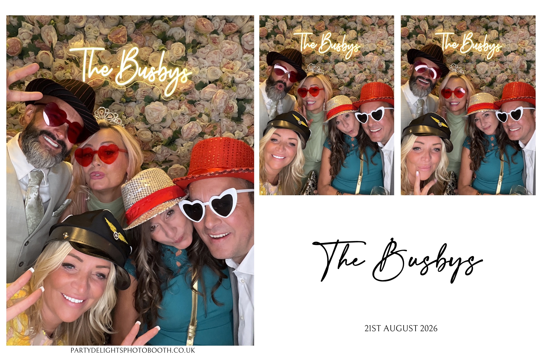 The Busbys | View more photos from the event at gallery.partydelightsphotobooth.co.uk/u/PartyDelightsPhotoBooth/The-Busbys