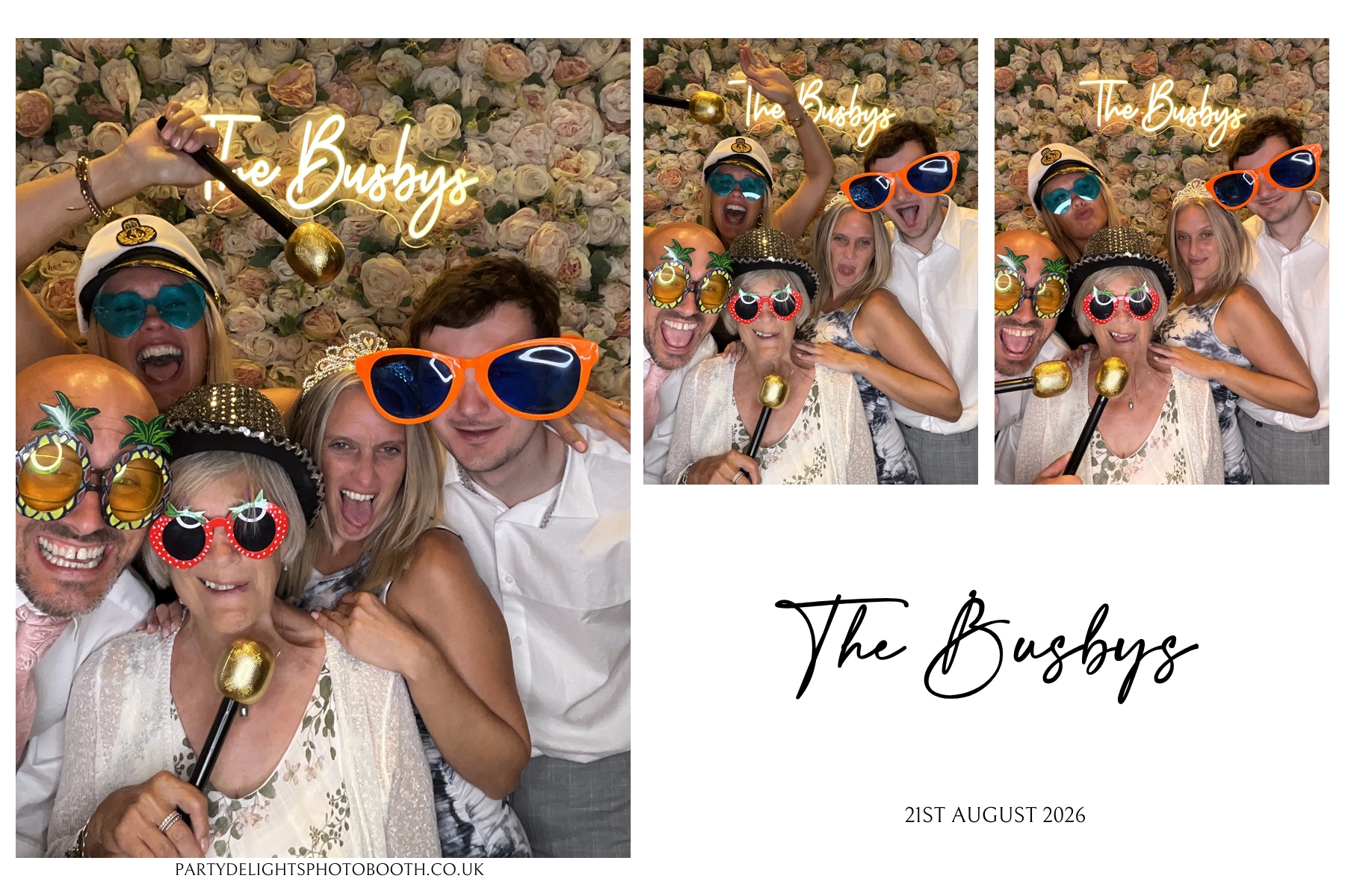 The Busbys | View more photos from the event at gallery.partydelightsphotobooth.co.uk/u/PartyDelightsPhotoBooth/The-Busbys