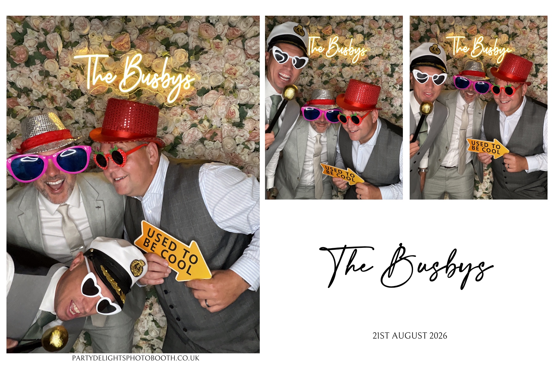 The Busbys | View more photos from the event at gallery.partydelightsphotobooth.co.uk/u/PartyDelightsPhotoBooth/The-Busbys