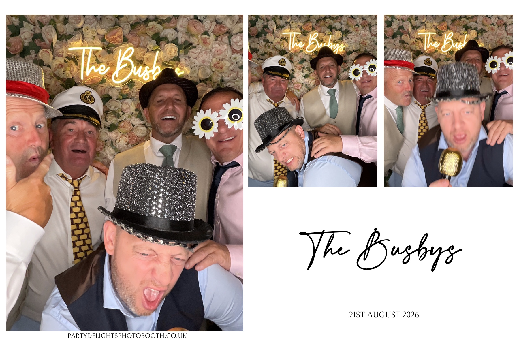 The Busbys | View more photos from the event at gallery.partydelightsphotobooth.co.uk/u/PartyDelightsPhotoBooth/The-Busbys