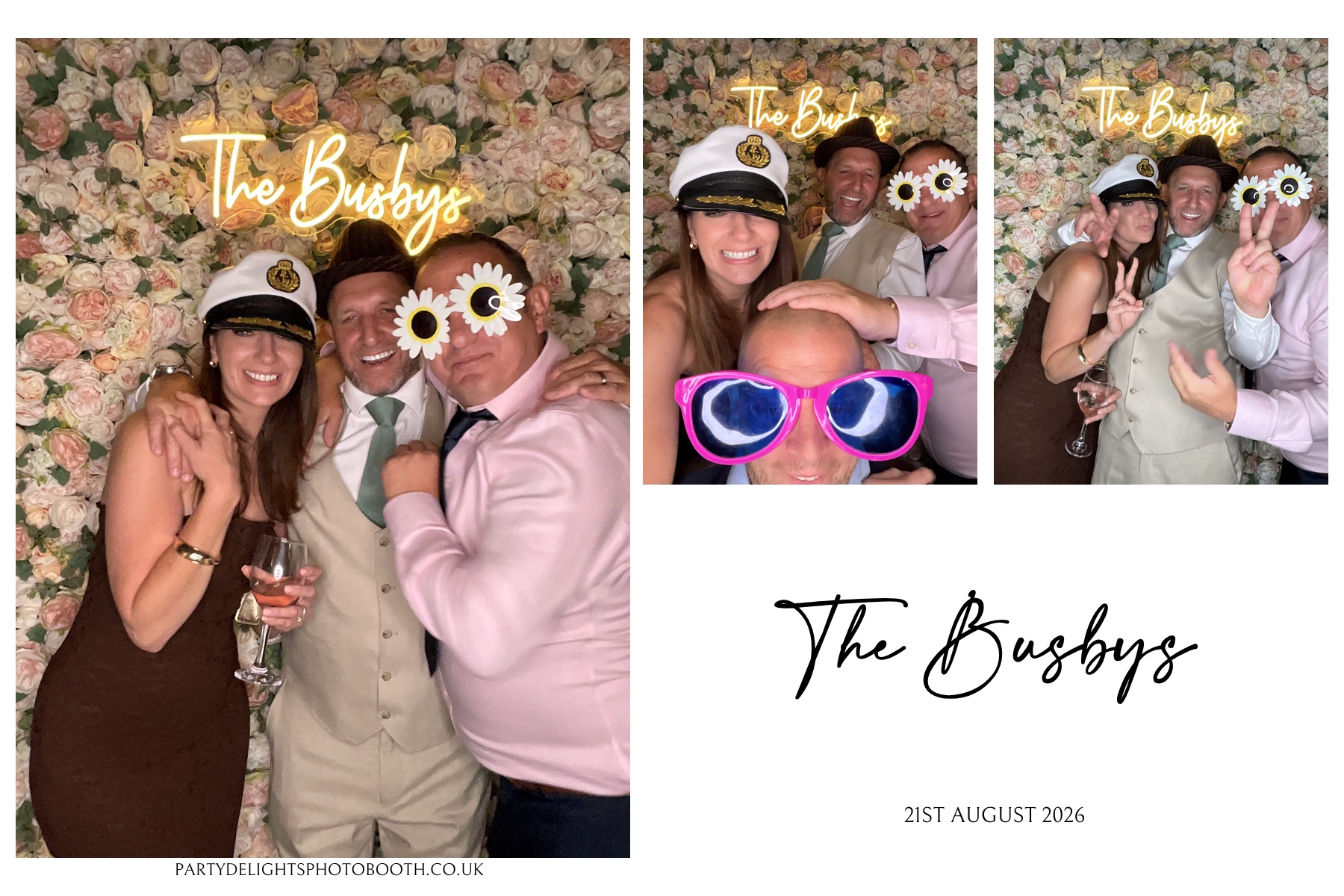 The Busbys | View more photos from the event at gallery.partydelightsphotobooth.co.uk/u/PartyDelightsPhotoBooth/The-Busbys
