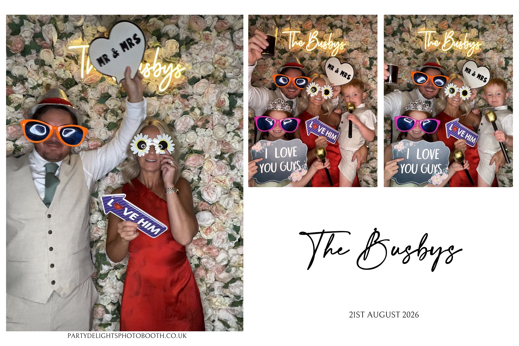 The Busbys | View more photos from the event at gallery.partydelightsphotobooth.co.uk/u/PartyDelightsPhotoBooth/The-Busbys