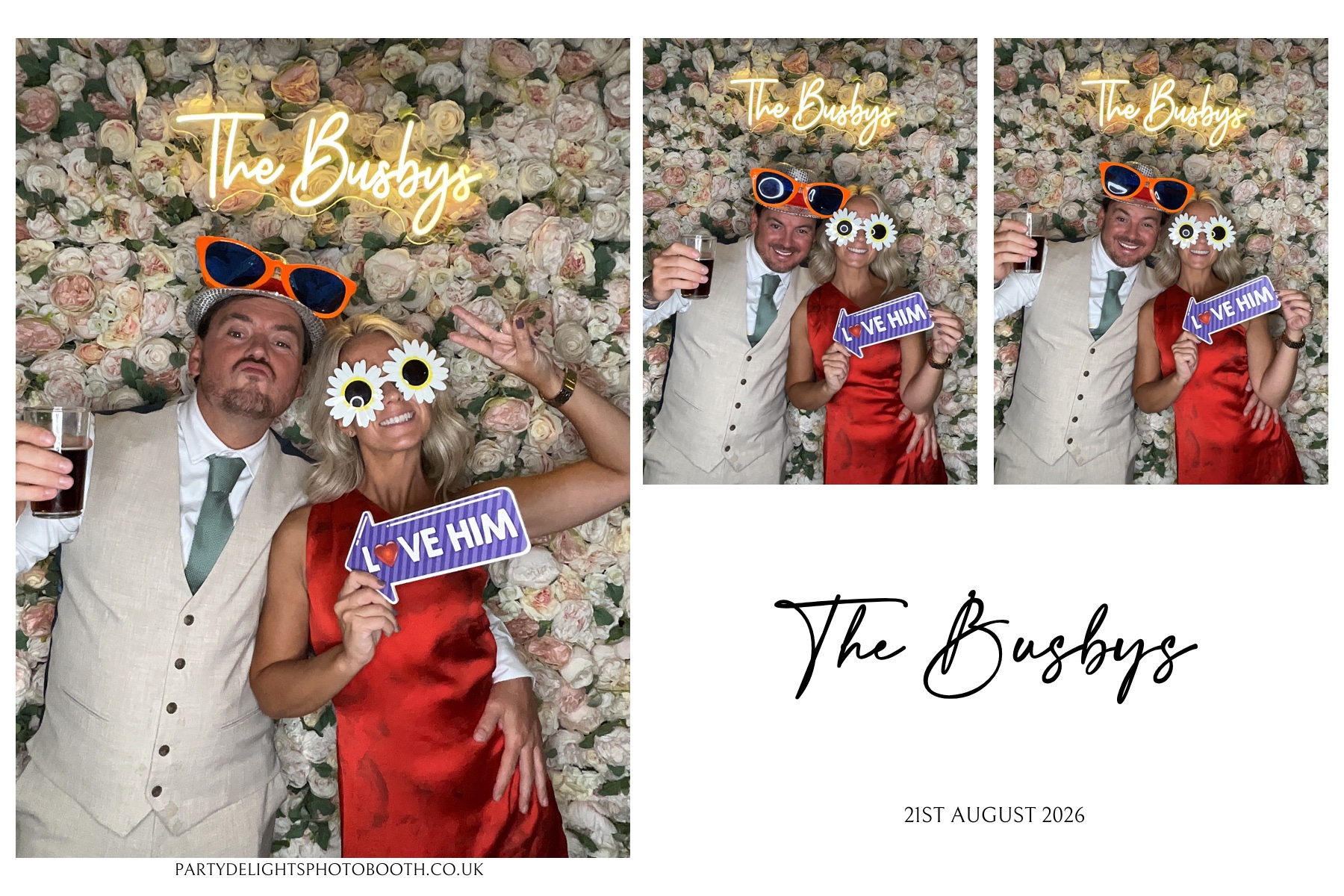 The Busbys | View more photos from the event at gallery.partydelightsphotobooth.co.uk/u/PartyDelightsPhotoBooth/The-Busbys