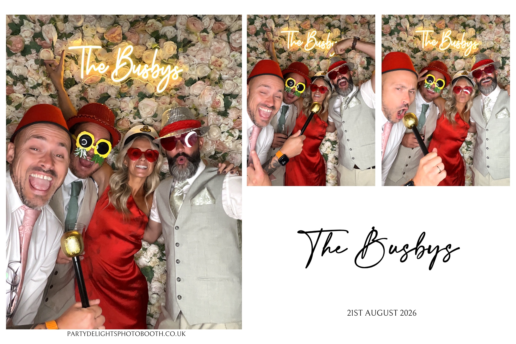 The Busbys | View more photos from the event at gallery.partydelightsphotobooth.co.uk/u/PartyDelightsPhotoBooth/The-Busbys