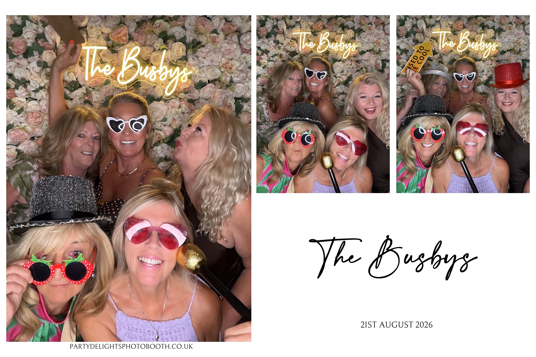 The Busbys | View more photos from the event at gallery.partydelightsphotobooth.co.uk/u/PartyDelightsPhotoBooth/The-Busbys