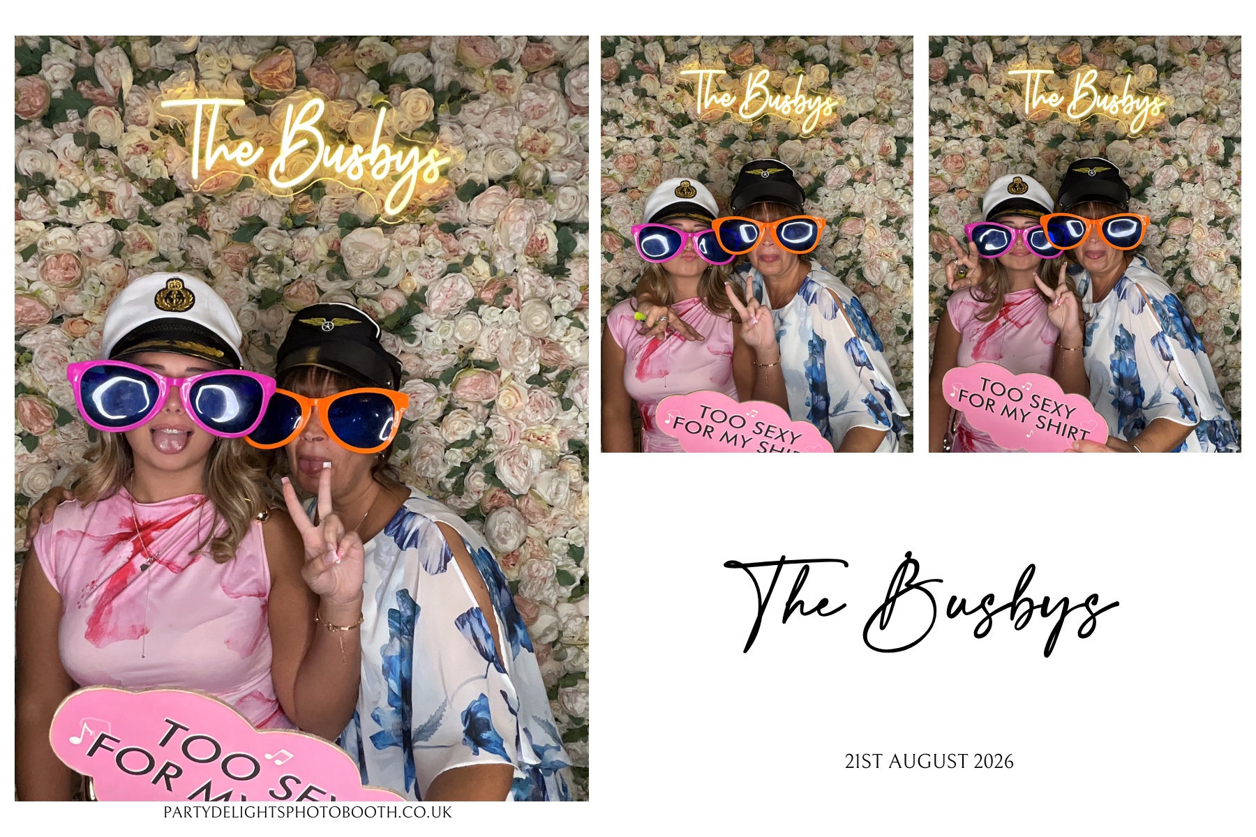 The Busbys | View more photos from the event at gallery.partydelightsphotobooth.co.uk/u/PartyDelightsPhotoBooth/The-Busbys