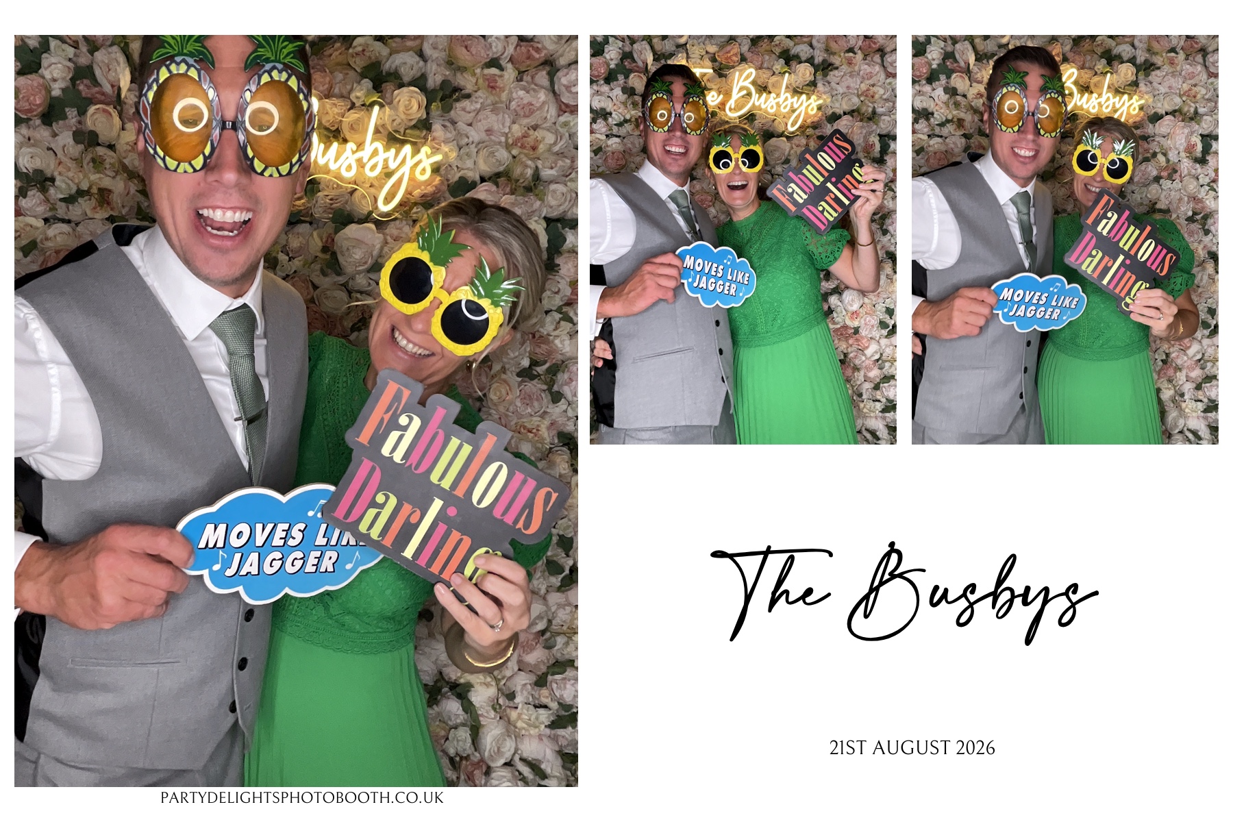 The Busbys | View more photos from the event at gallery.partydelightsphotobooth.co.uk/u/PartyDelightsPhotoBooth/The-Busbys