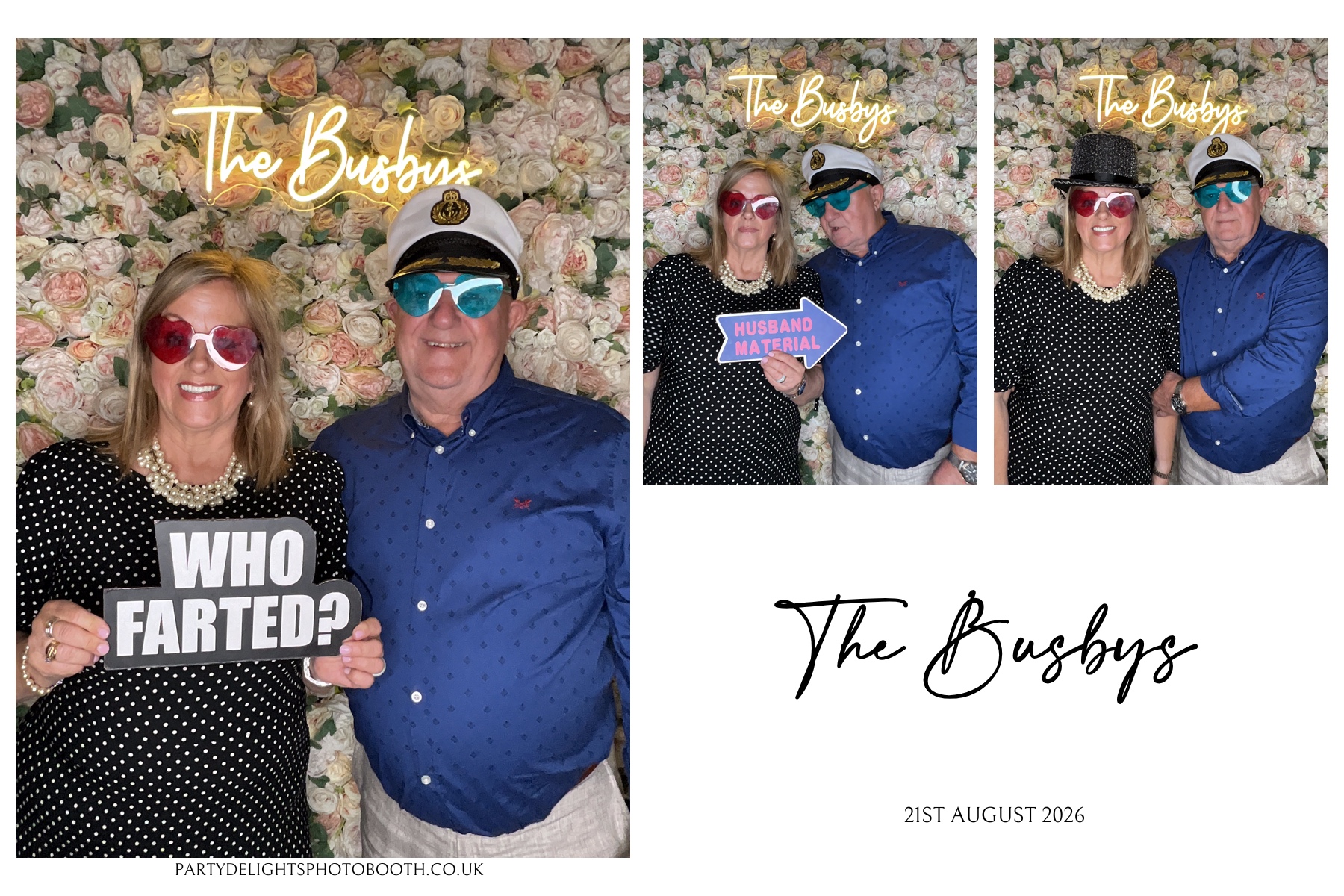 The Busbys | View more photos from the event at gallery.partydelightsphotobooth.co.uk/u/PartyDelightsPhotoBooth/The-Busbys