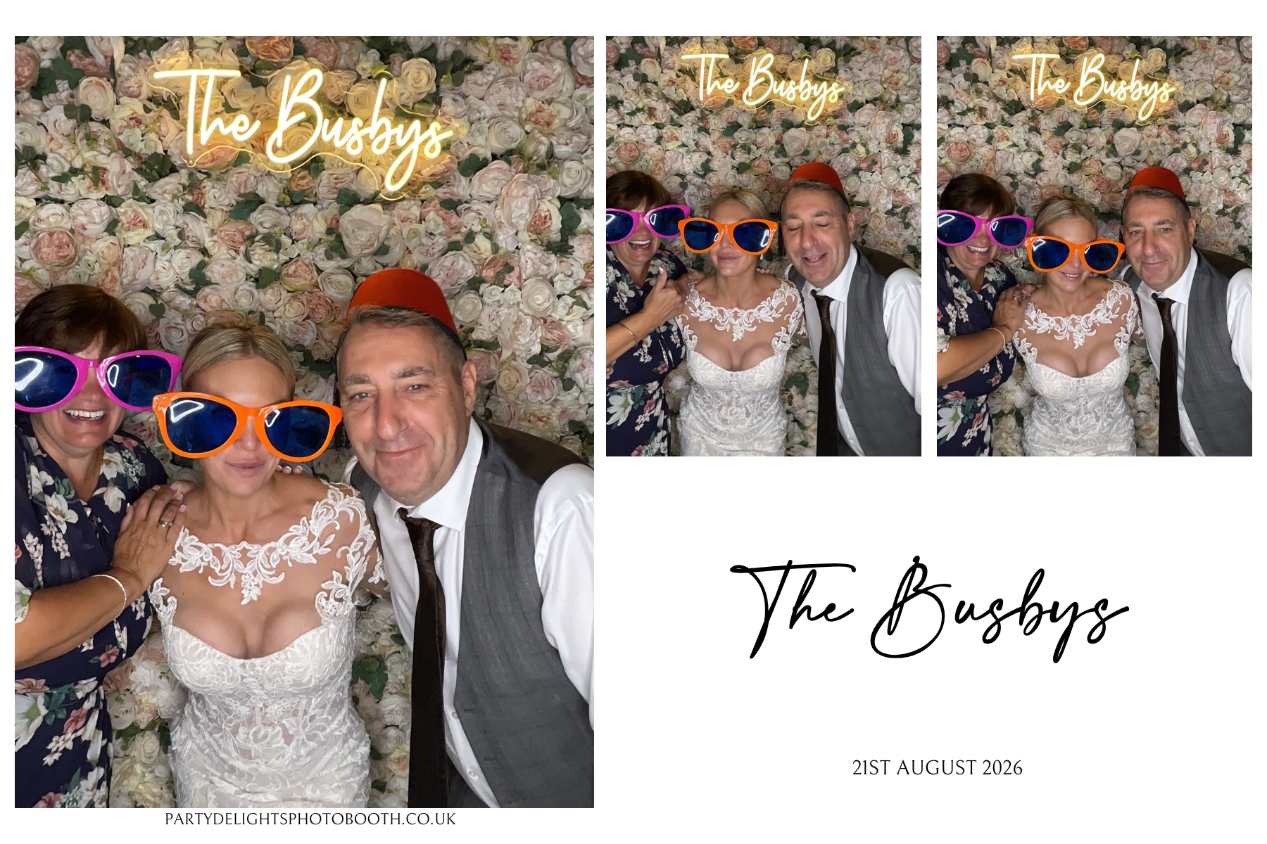 The Busbys | View more photos from the event at gallery.partydelightsphotobooth.co.uk/u/PartyDelightsPhotoBooth/The-Busbys
