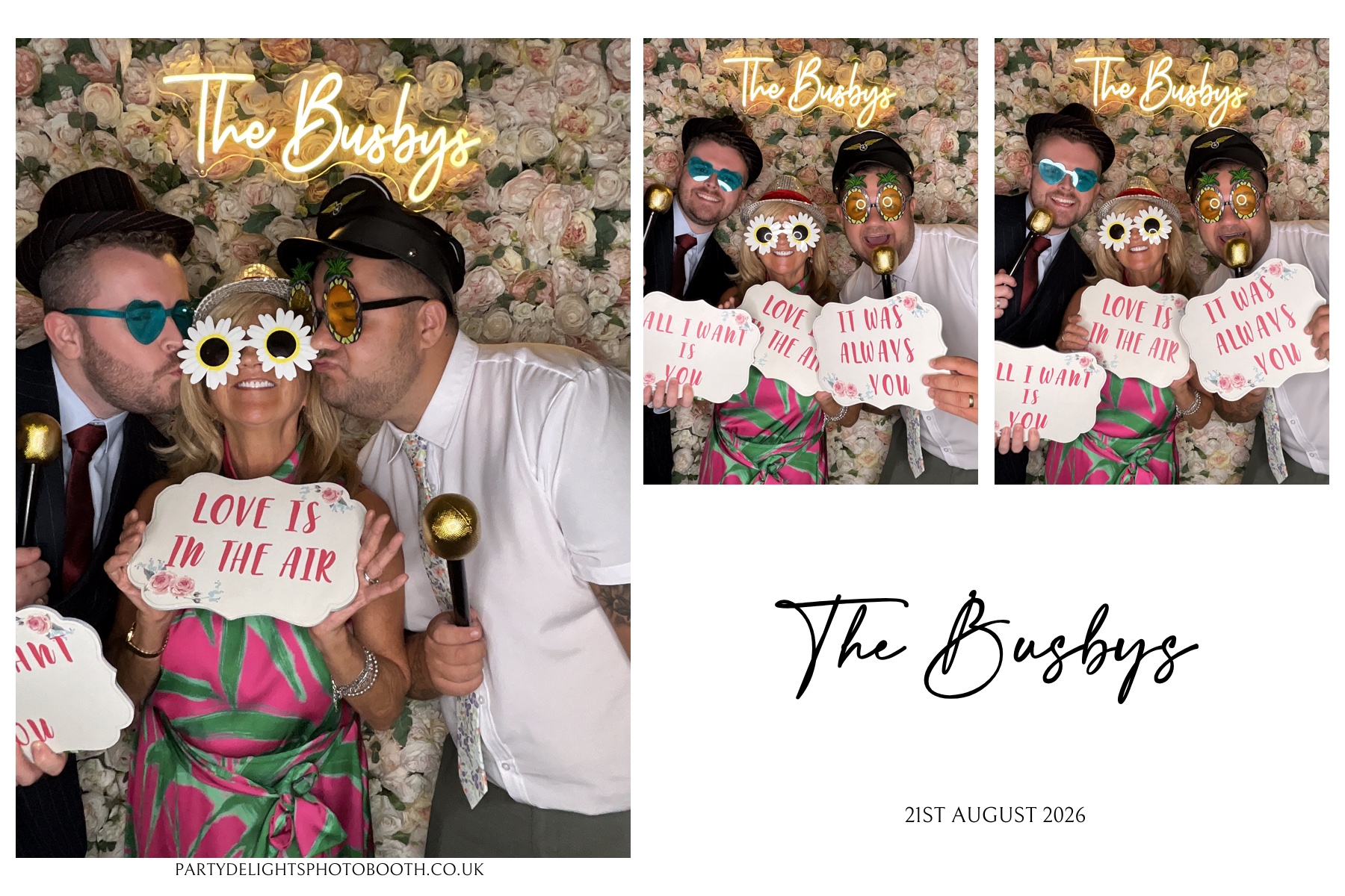 The Busbys | View more photos from the event at gallery.partydelightsphotobooth.co.uk/u/PartyDelightsPhotoBooth/The-Busbys